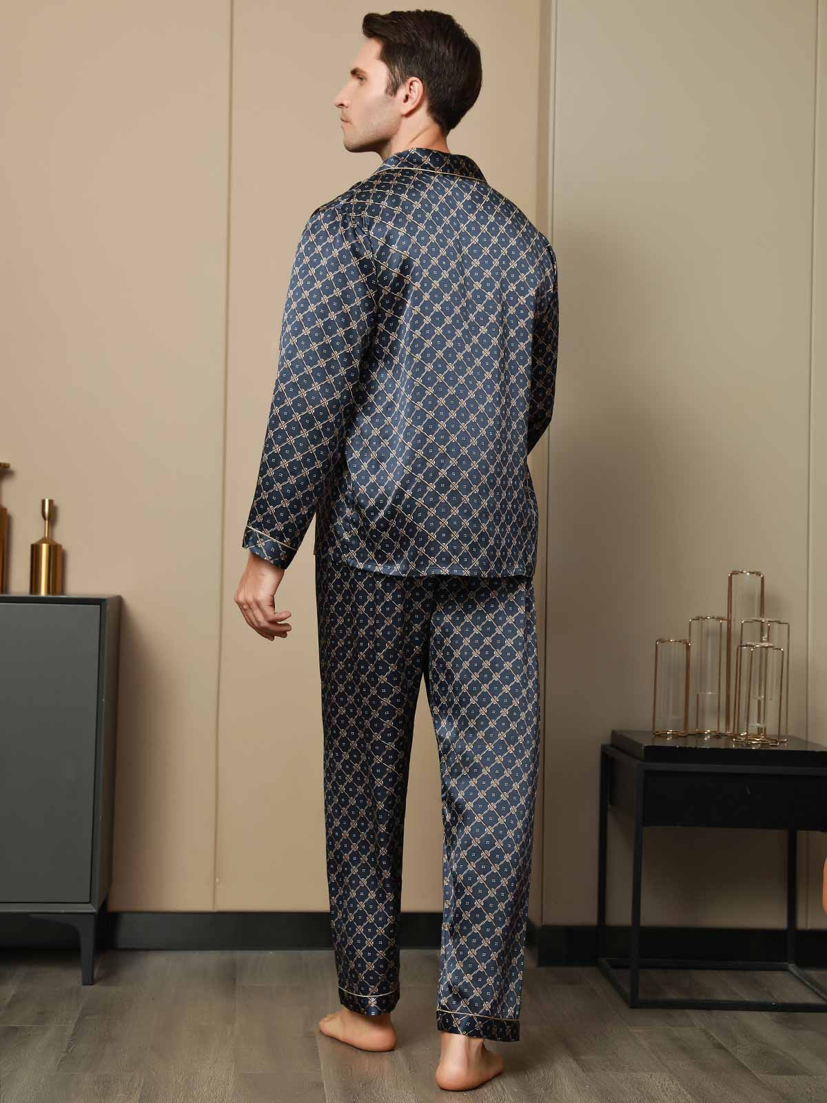 [Marin Kedja] SilkSilky-SE Rent Silke Mens Pajamas 002,