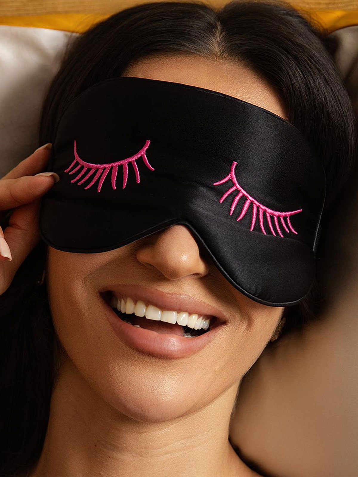 [RosaÖgonfransar] SilkSilky-SE Rent Silke Eye Mask 001