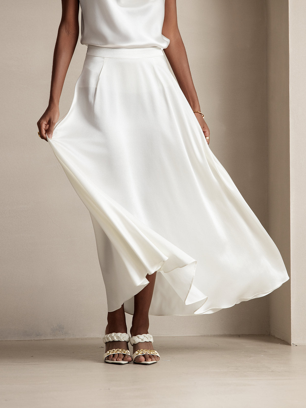 [Vit] SilkSilky-SE 19Momme Silke Skirt 003