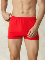 [Röd] SilkSilky-SE Silke Stickad Mens Underwear 002