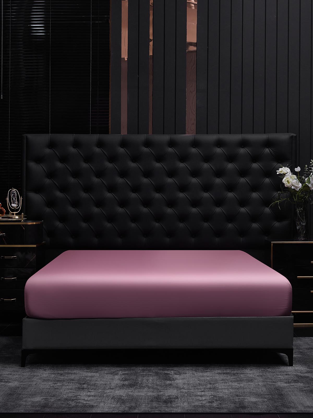 [Mauve Orkidé] SilkSilky-SE 25Momme Rent Silke Sheet 002