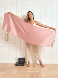 SilkSilky SE Rent Silke Scarf Rosa 006