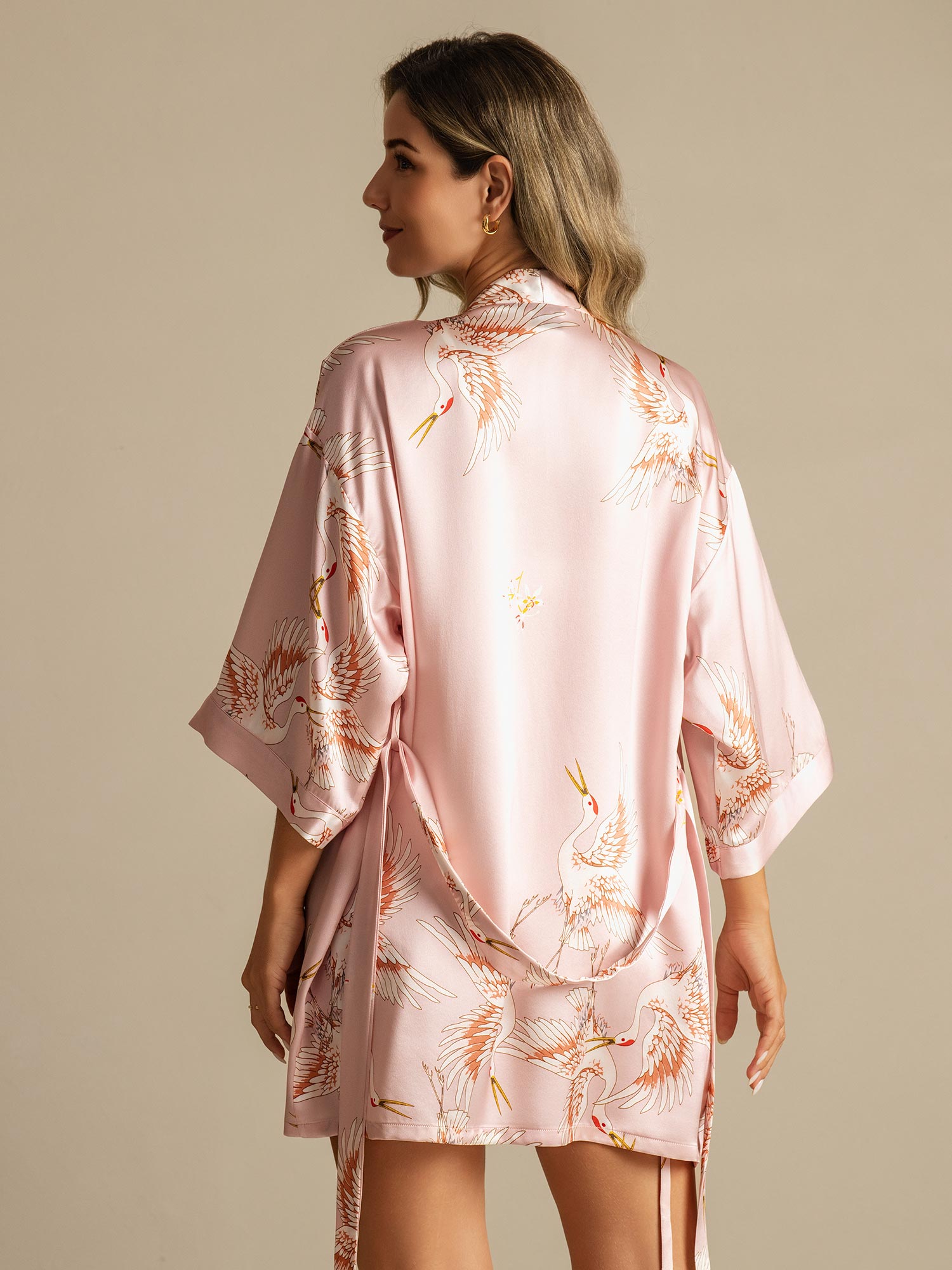 [Rosa] SilkSilky-SE Rent Silke Womens Robe 002