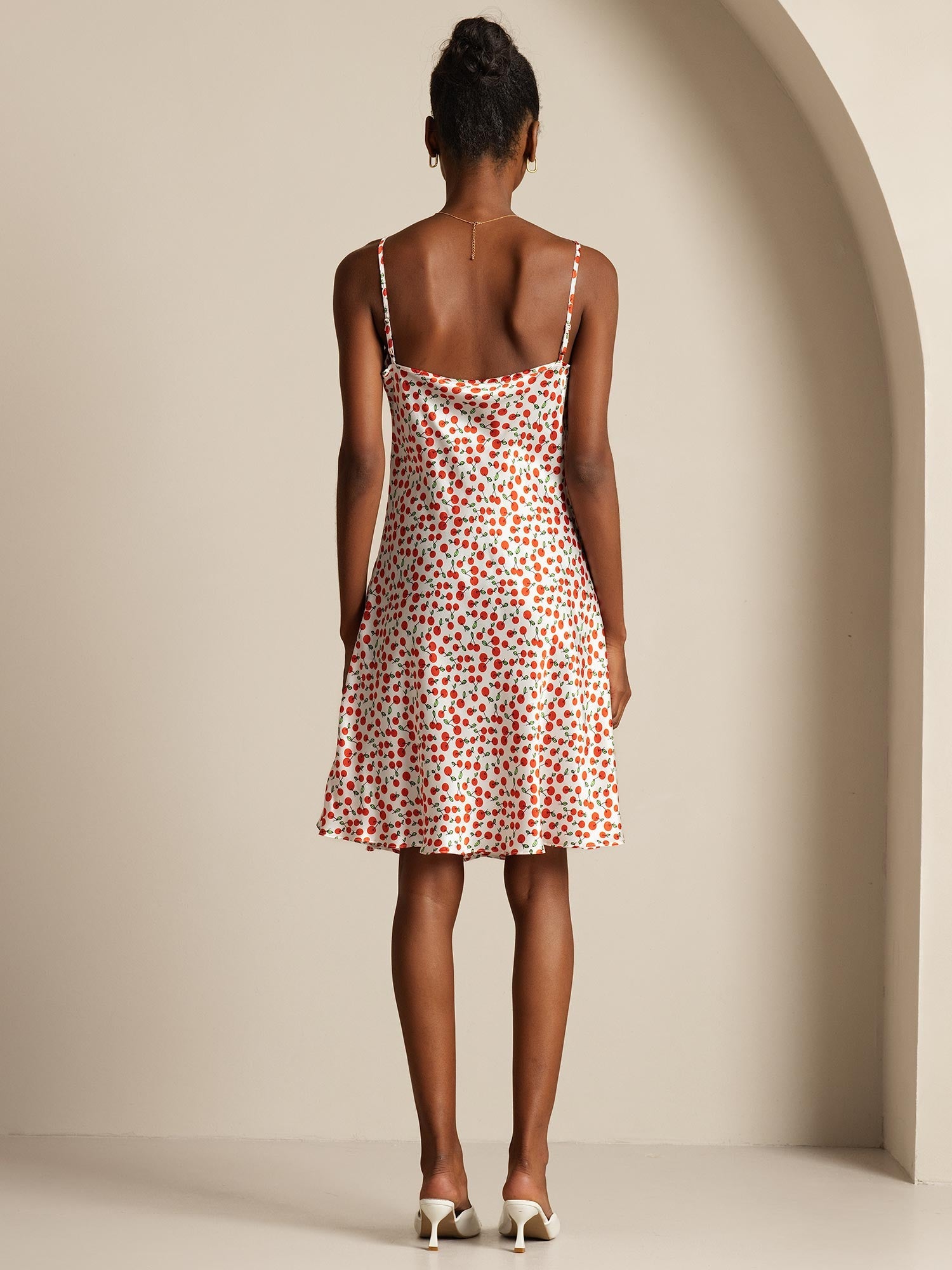 [Körsbär] SilkSilky-SE Rent Silke Dress 002,