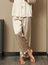 [Tan] SilkSilky-SE Rent Silke Mens Sleep Bottoms 004,