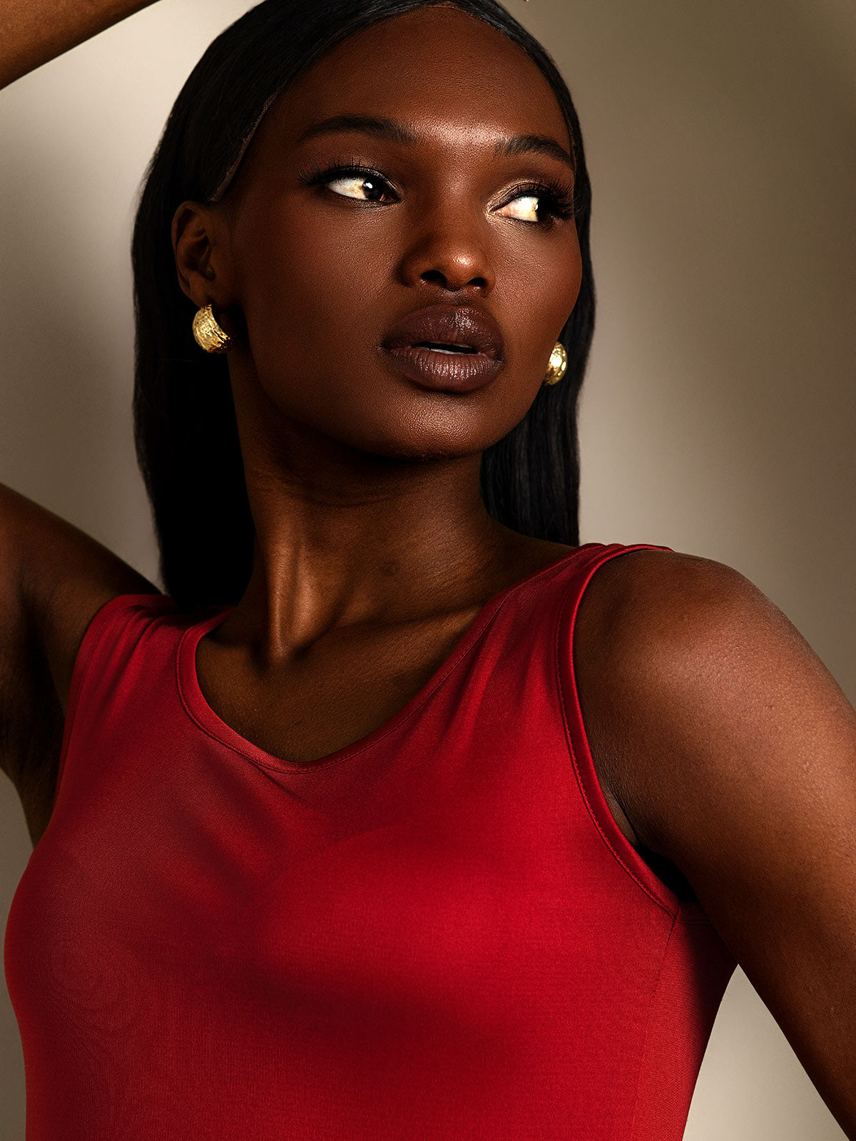 [Vin] SilkSilky-SE Silke Stickad Womens T-Shirt 008,