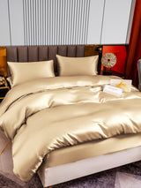 [Beige] SilkSilky-SE 22Momme Rent Silke Bedding Set 003,