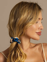 [Navy Drake] SilkSilky-SE Scrunchie 005