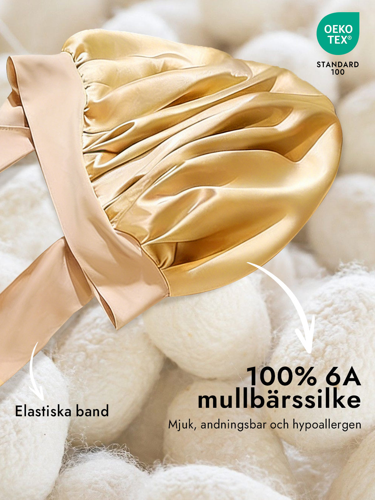 [Champagne] SilkSilky-SE Rent Silke Sleep Cap 002