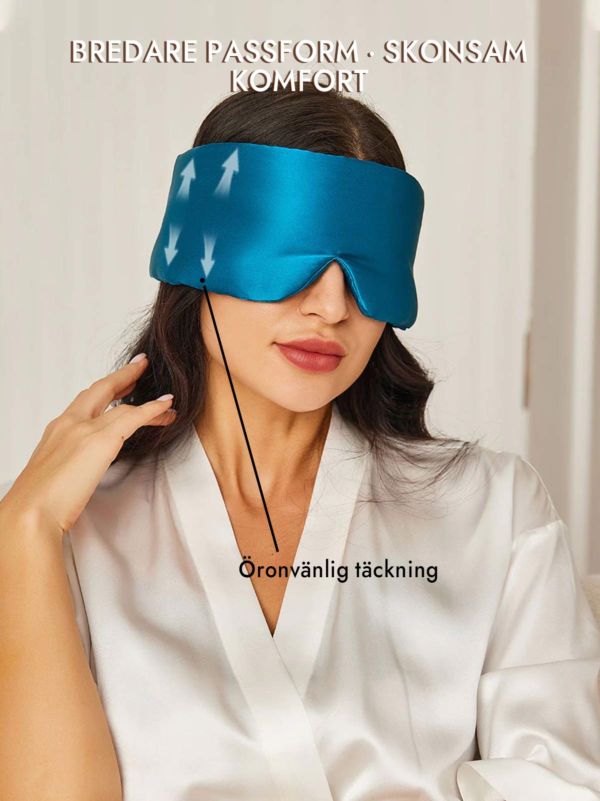 [Kungsblått] SilkSilky-SE 19Momme Pure Silk Eye Mask 005