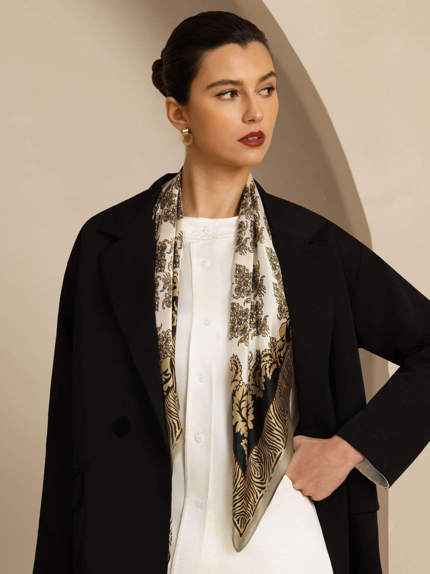 [P109] SilkSilky-SE Pure Silk Scarf 002