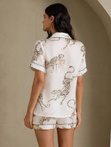 [Vit Gepard] SilkSilky-SE Short Sleeve Notch Collar Dam Pyjama 002