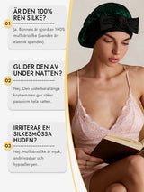 [Mörkgrön] SilkSilky-SE Nattmössa 006