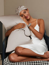 [Kaki] SilkSilky-SE 19Momme Rent Silke Pillowcase Set 001