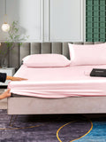 SilkSilky SE 25Momme Rent Silke Bedding Set Rosa 004