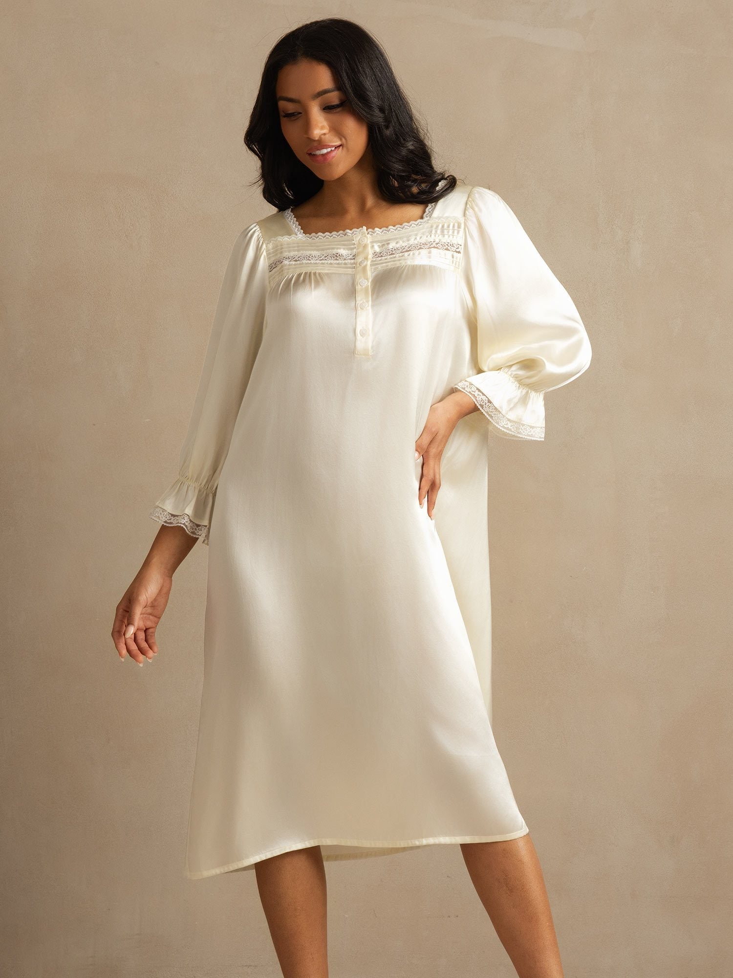 [Vit] SilkSilky-SE Rent Silke Nightgown 009