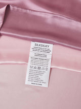 [BlekMauve+Ljusrosa] SilkSilky-SE 22Momme Rent Silke Bedding Set 008,