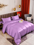 SilkSilky SE 19Momme Rent Silke Bedding Set Lavendel 002