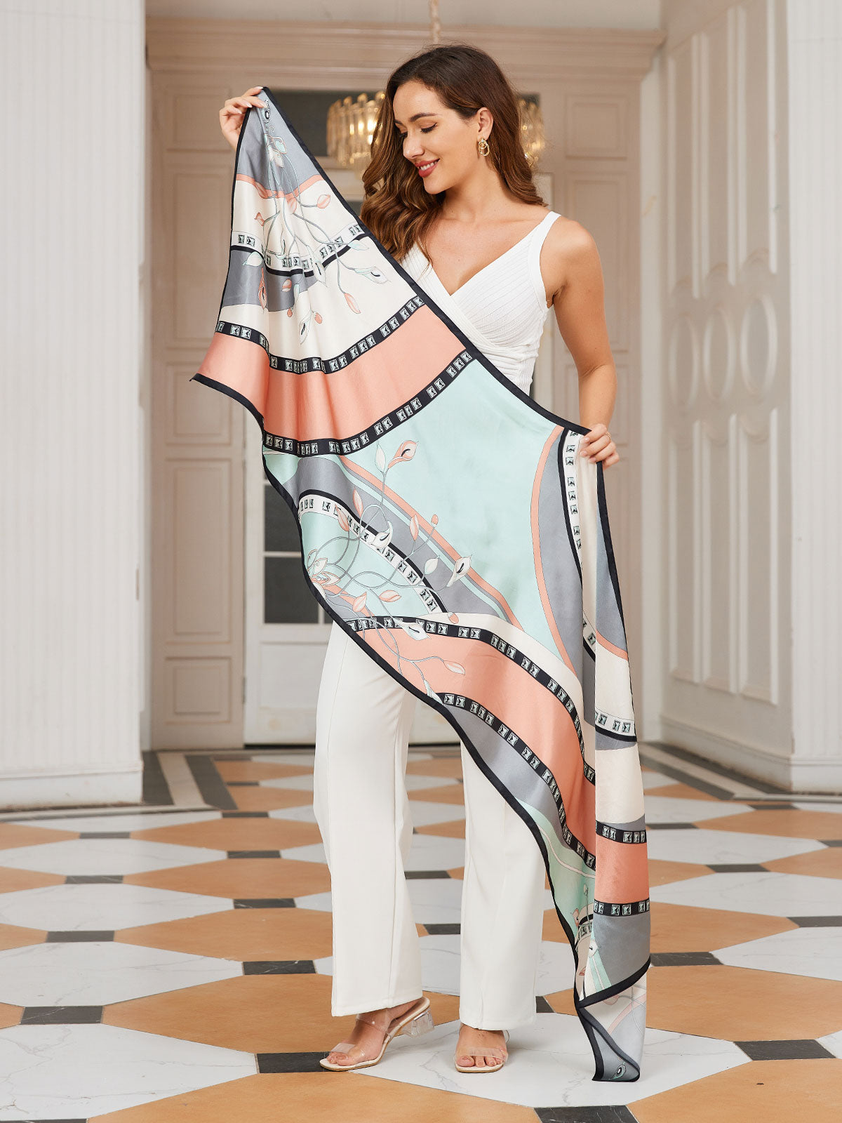 [P030] SilkSilky-SE Rent Silke Scarf 003,