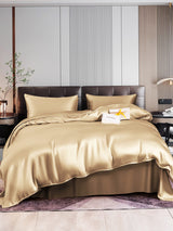 [Beige] SilkSilky-SE 22Momme Bäddset 001