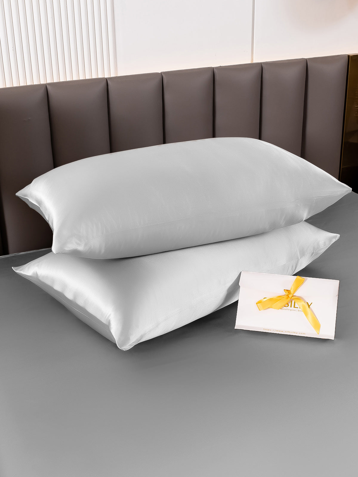 [Silver] SilkSilky-SE 22Momme Rent Silke Pillowcase 004