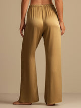 [Tan] SilkSilky-SE 19Momme Women's Sleep Pants 002