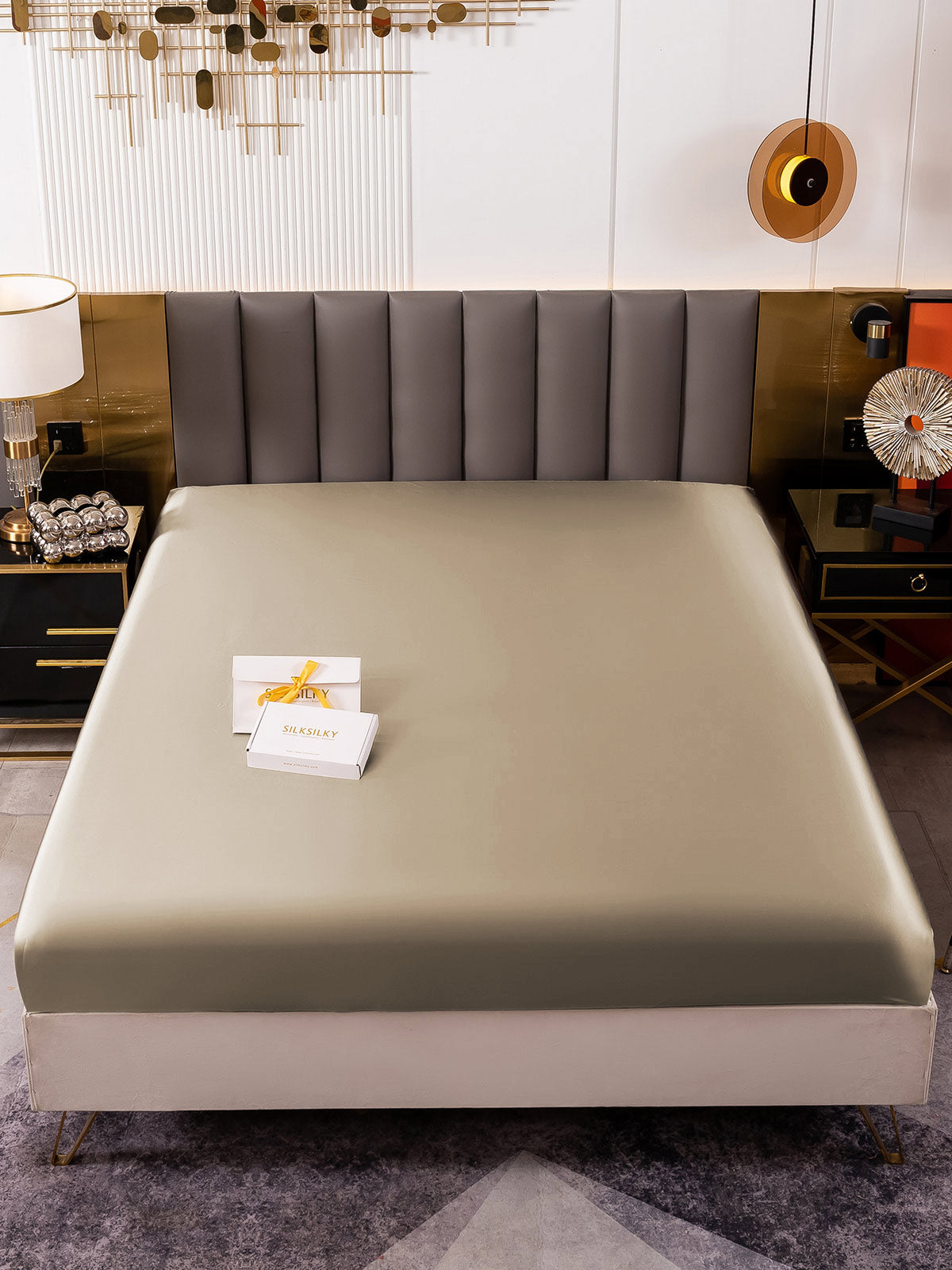 [Kaki] SilkSilky-SE 19Momme Rent Silke Sheet 002