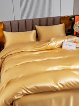 [Champagne] SilkSilky-SE 22Momme Bäddset 005