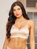 SilkSilky SE Silke Stickad Bra Champagne 001