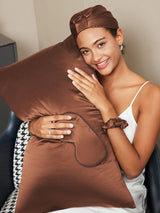 [Kaffe] SilkSilky-SE 19Momme Rent Silke Pillowcase Set 001