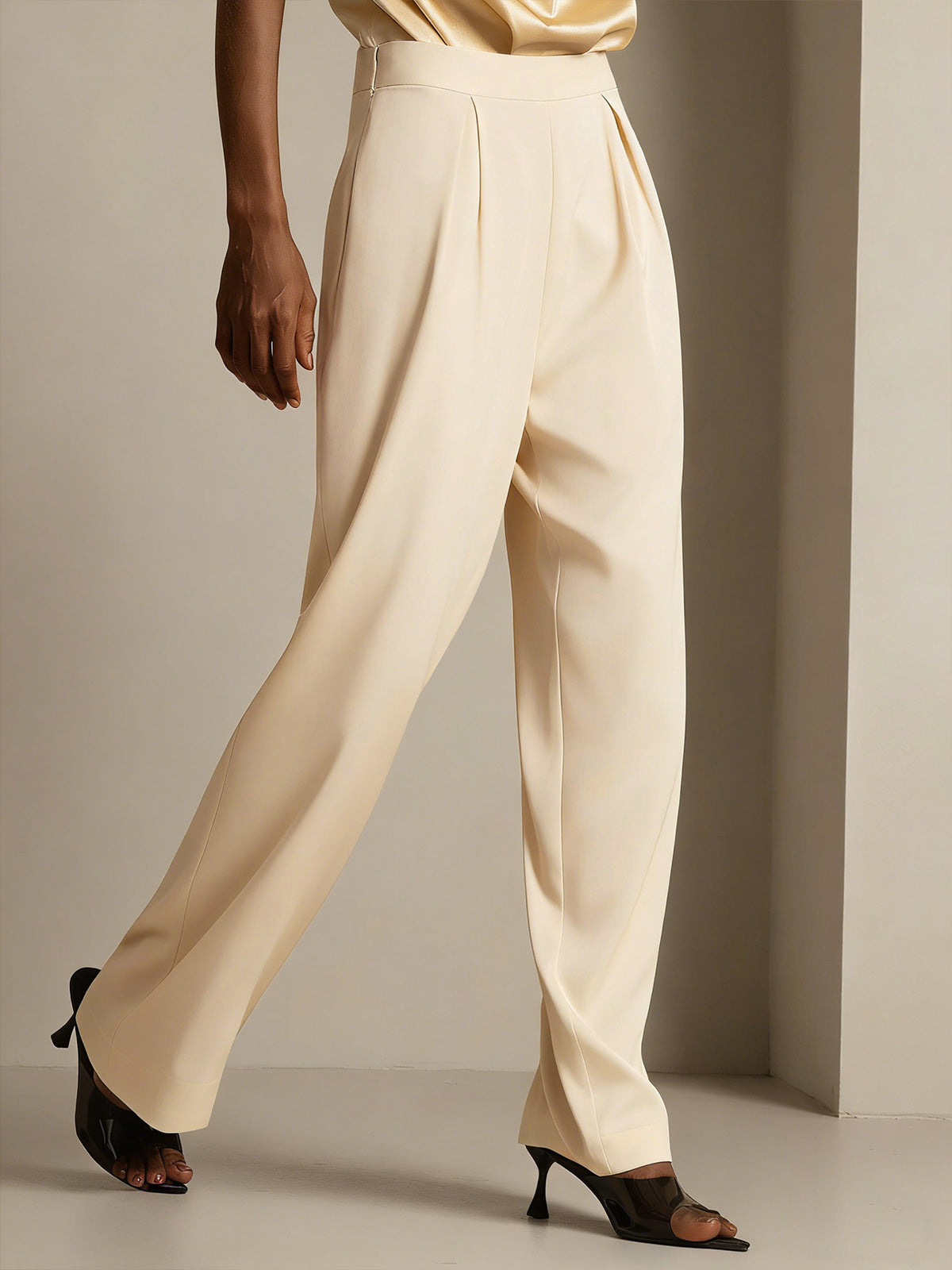 [Champagne] SilkSilky-SE 19Momme Dambyxor 003