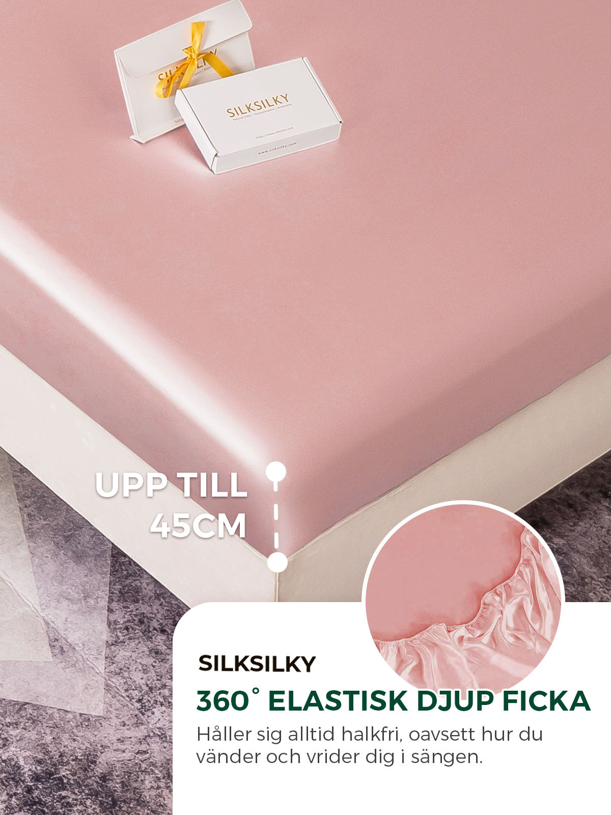 [Blek Mauve] SilkSilky-SE 22Momme Rent Silke Bedding Set 004