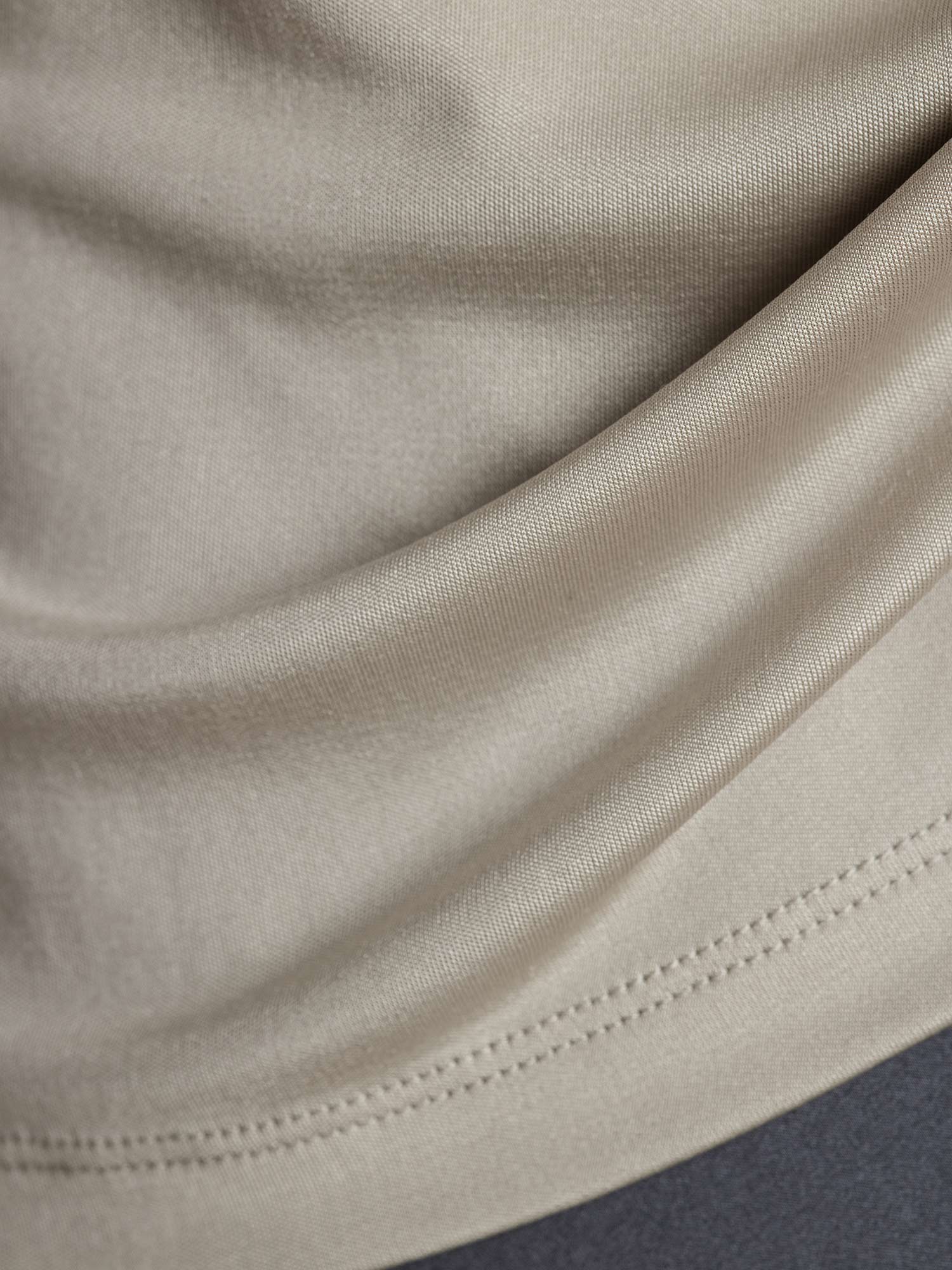 [Grå] SilkSilky-SE Rent Silke Womens T-Shirt 005,