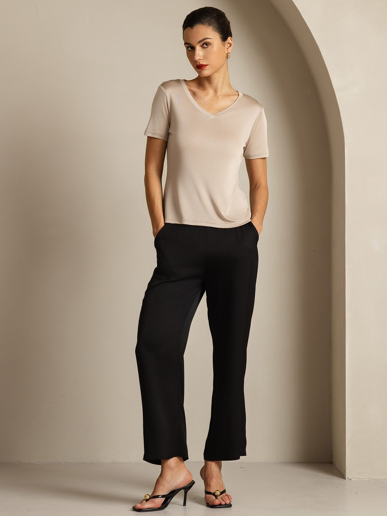 [Ljuskaki] SilkSilky-SE Rent Silke Womens T-Shirt 008