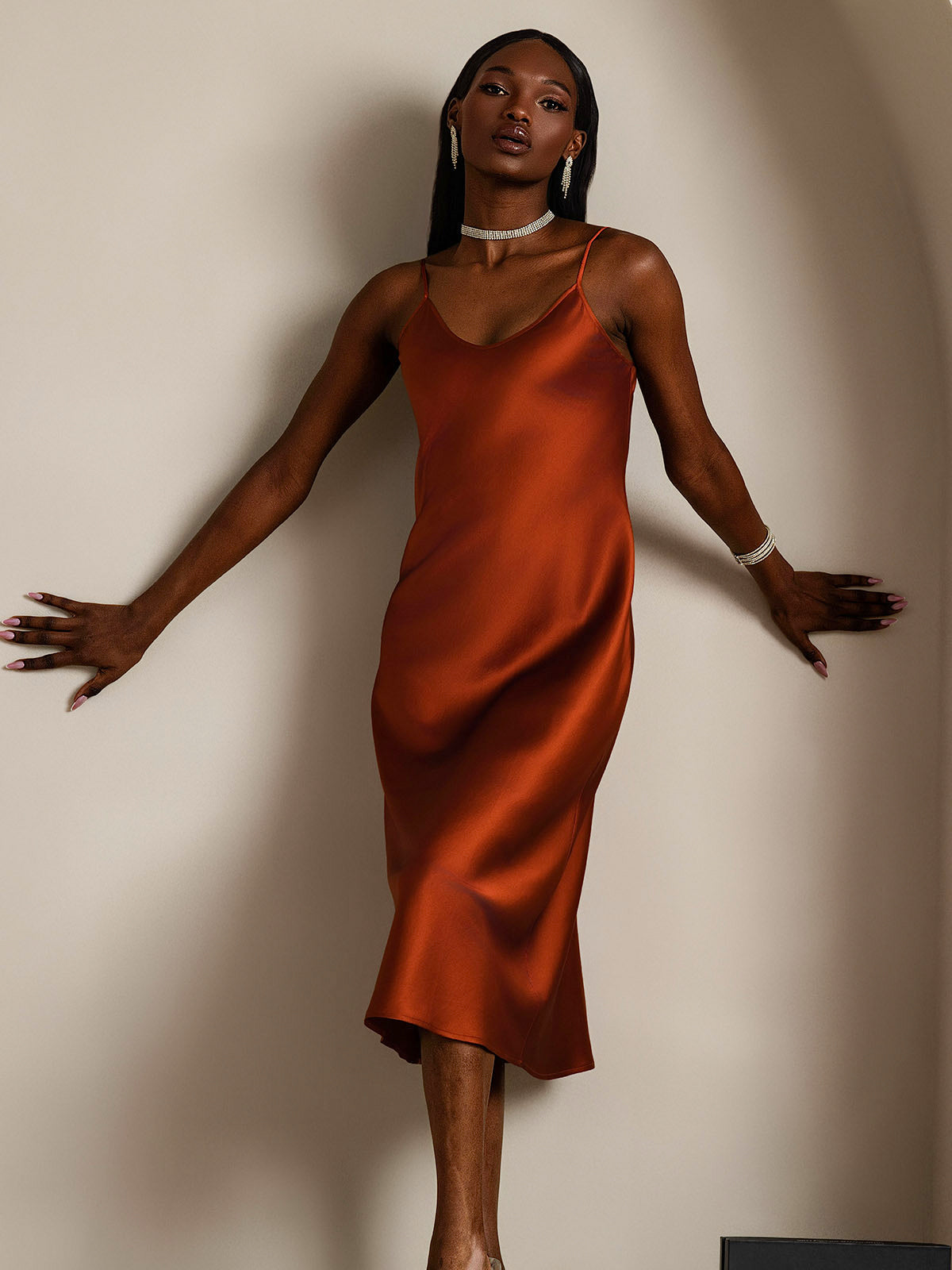 [Kola] SilkSilky-SE Rent Silke Dress 005