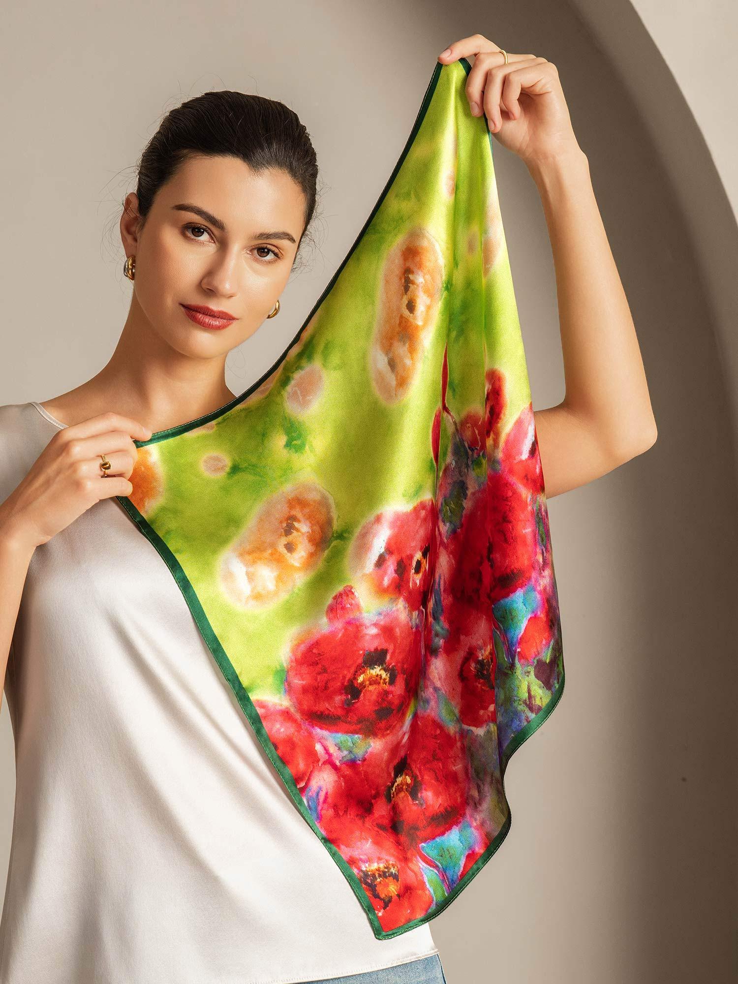 [P099] SilkSilky-SE Rent Silke Scarf 004,