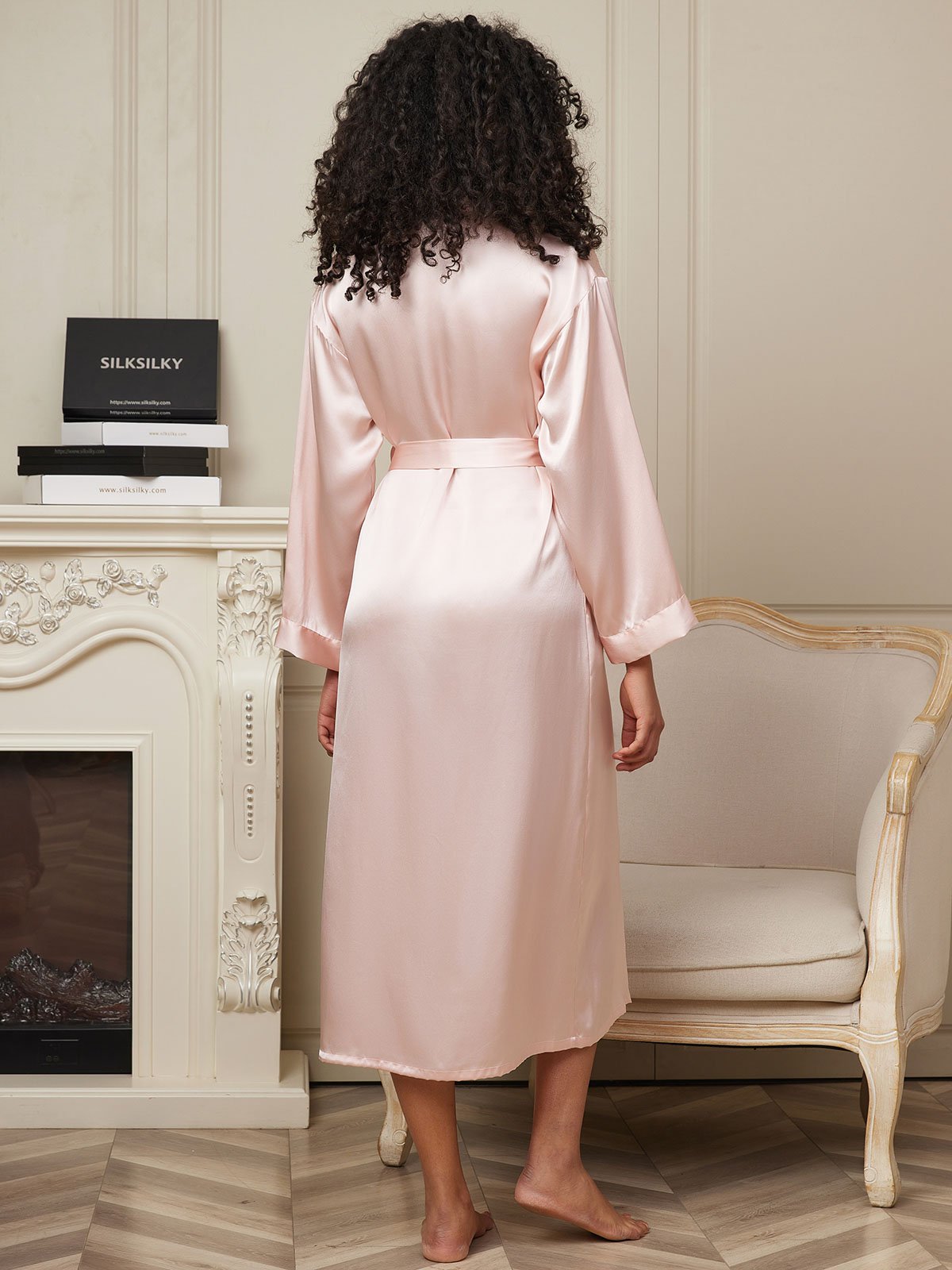 [Rosa] SilkSilky-SE Rent Silke Womens Robe 002