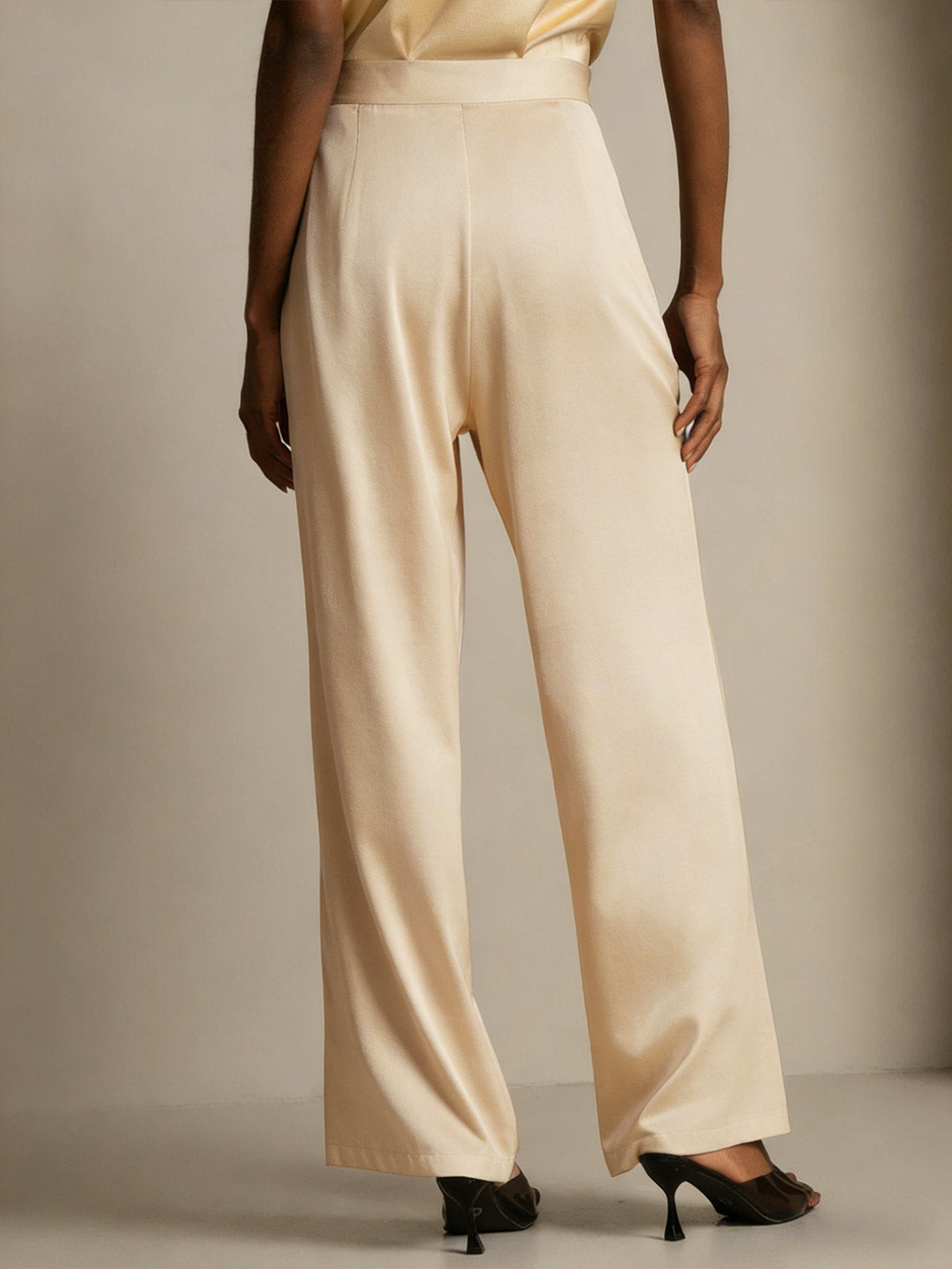 [Champagne] SilkSilky-SE 19Momme Dambyxor 002