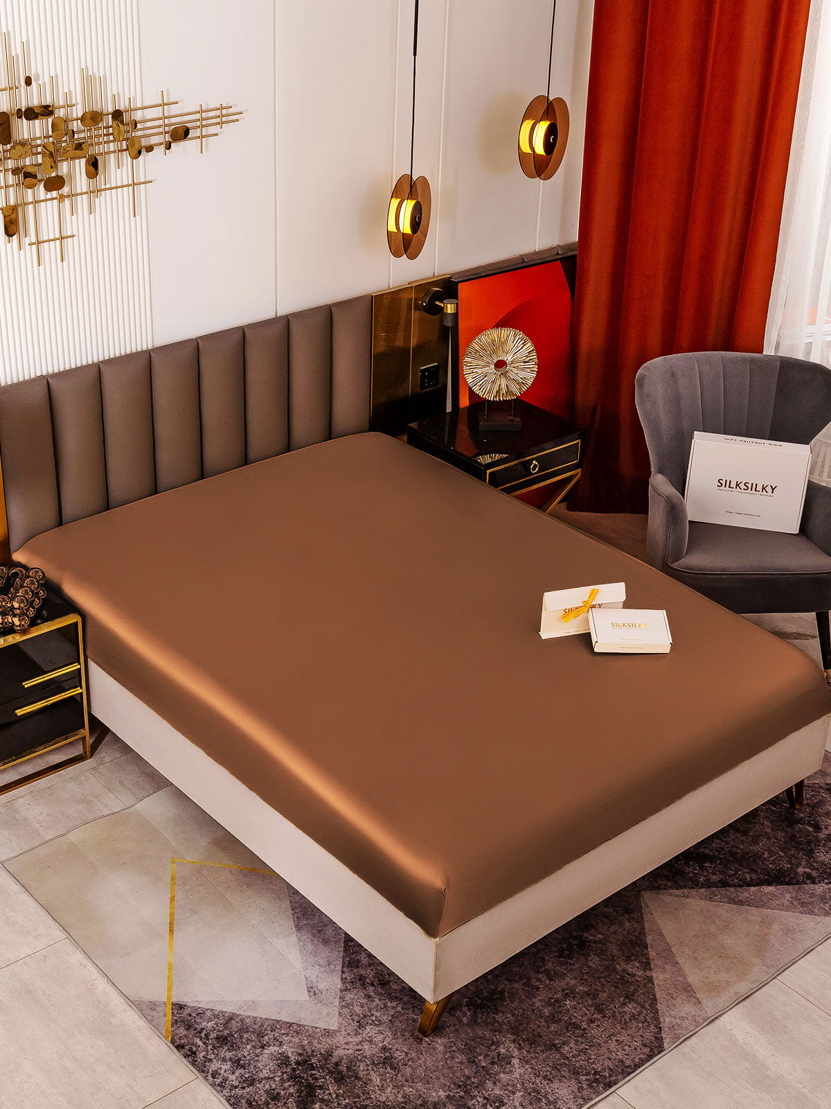 [Kaffe] SilkSilky-SE 22Momme Rent Silke Sheet 002,