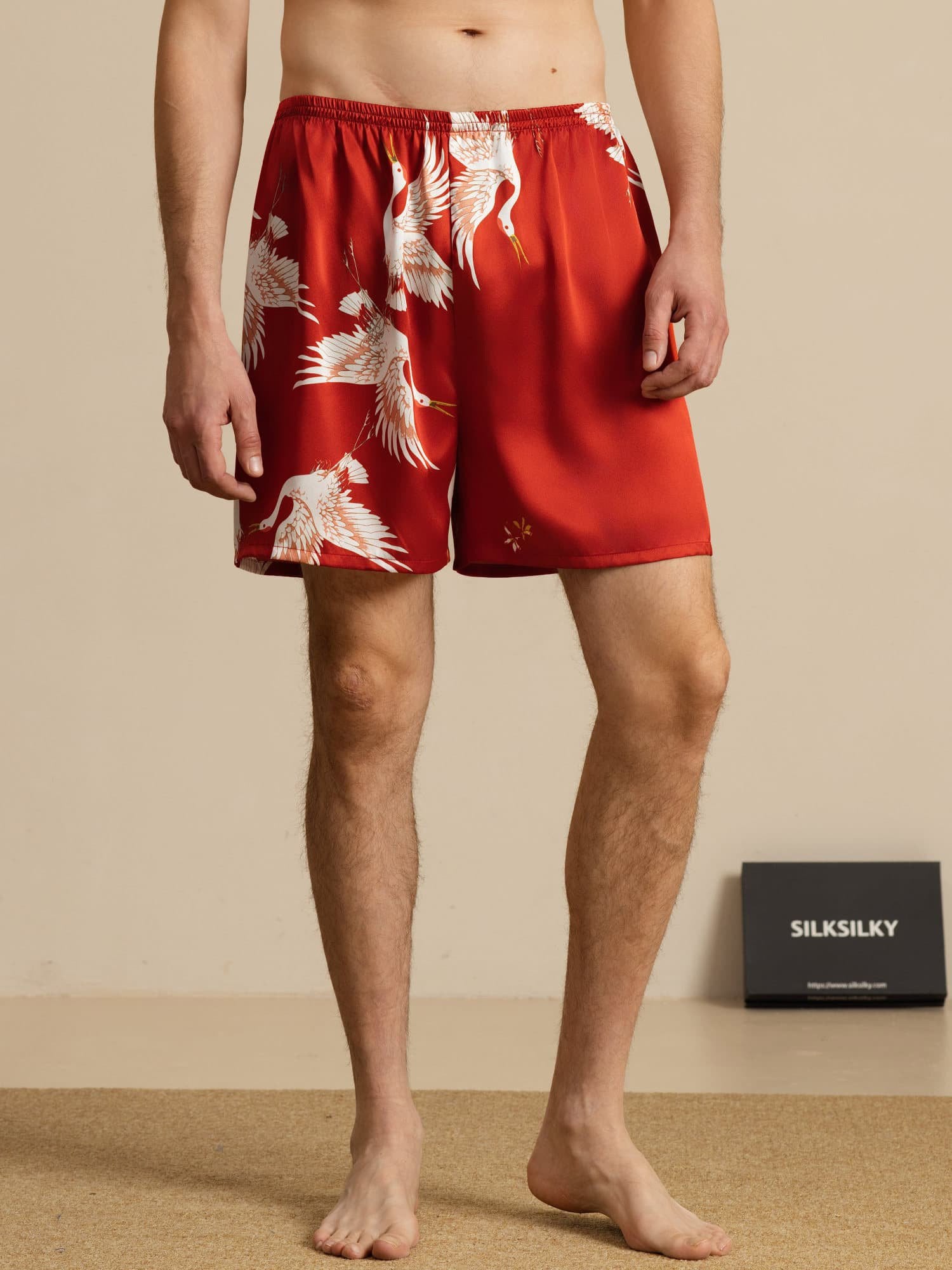 [Vin] SilkSilky-SE 19Momme Mens Sleep Bottoms 001