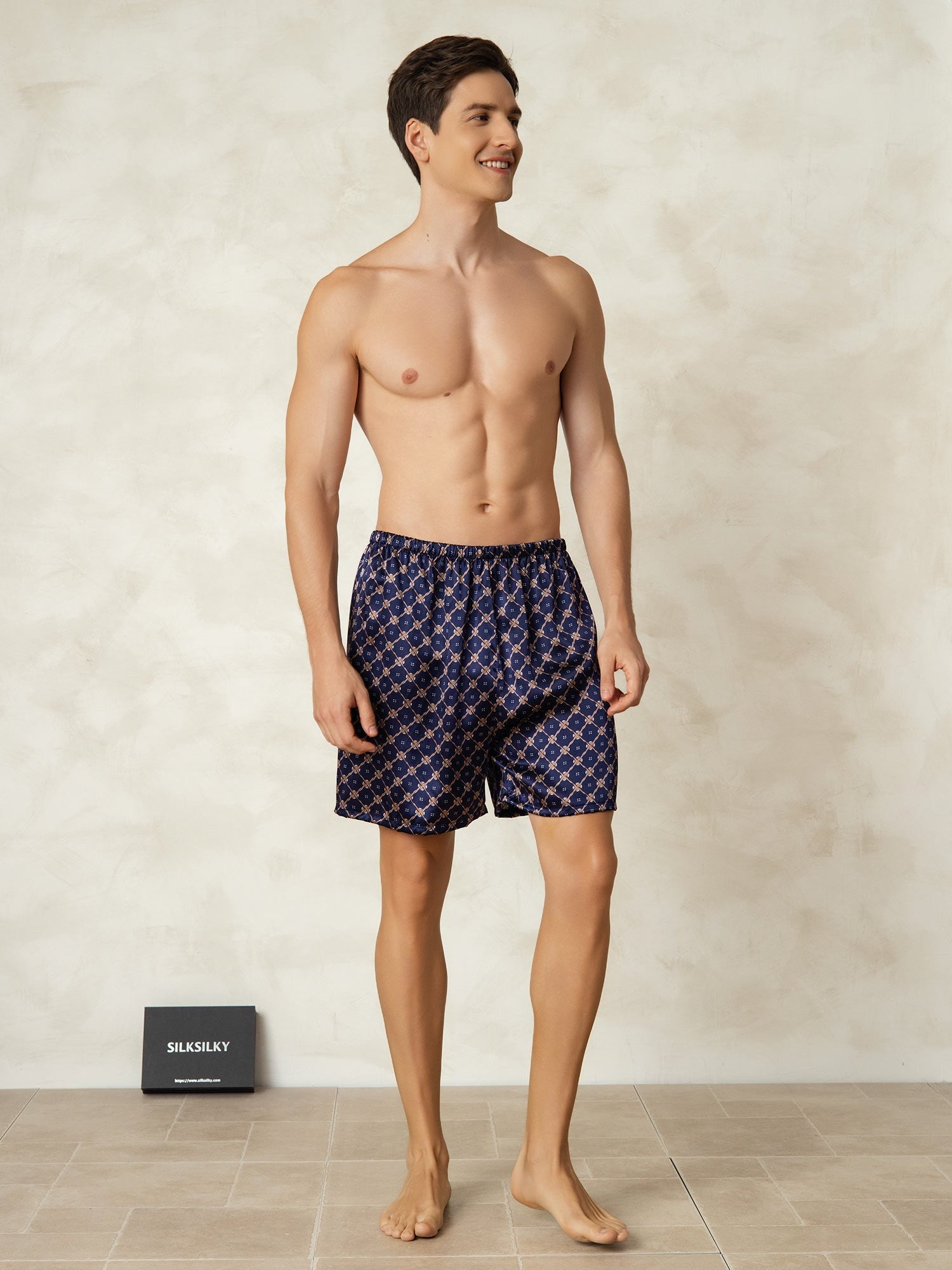 [Marin Kedja] SilkSilky-SE Rent Silke Mens Sleep Bottoms 006