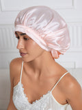 SilkSilky-SE Rent Silke Sleep Cap Rosa 002