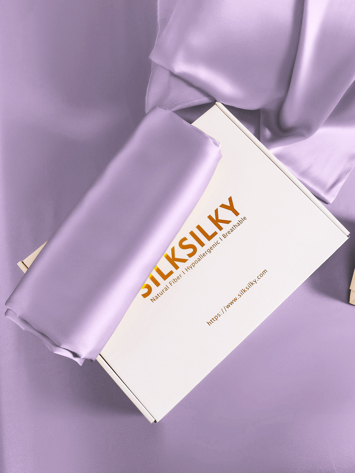 [Lavendel] SilkSilky-SE 19Momme Rent Silke Pillowcase 007
