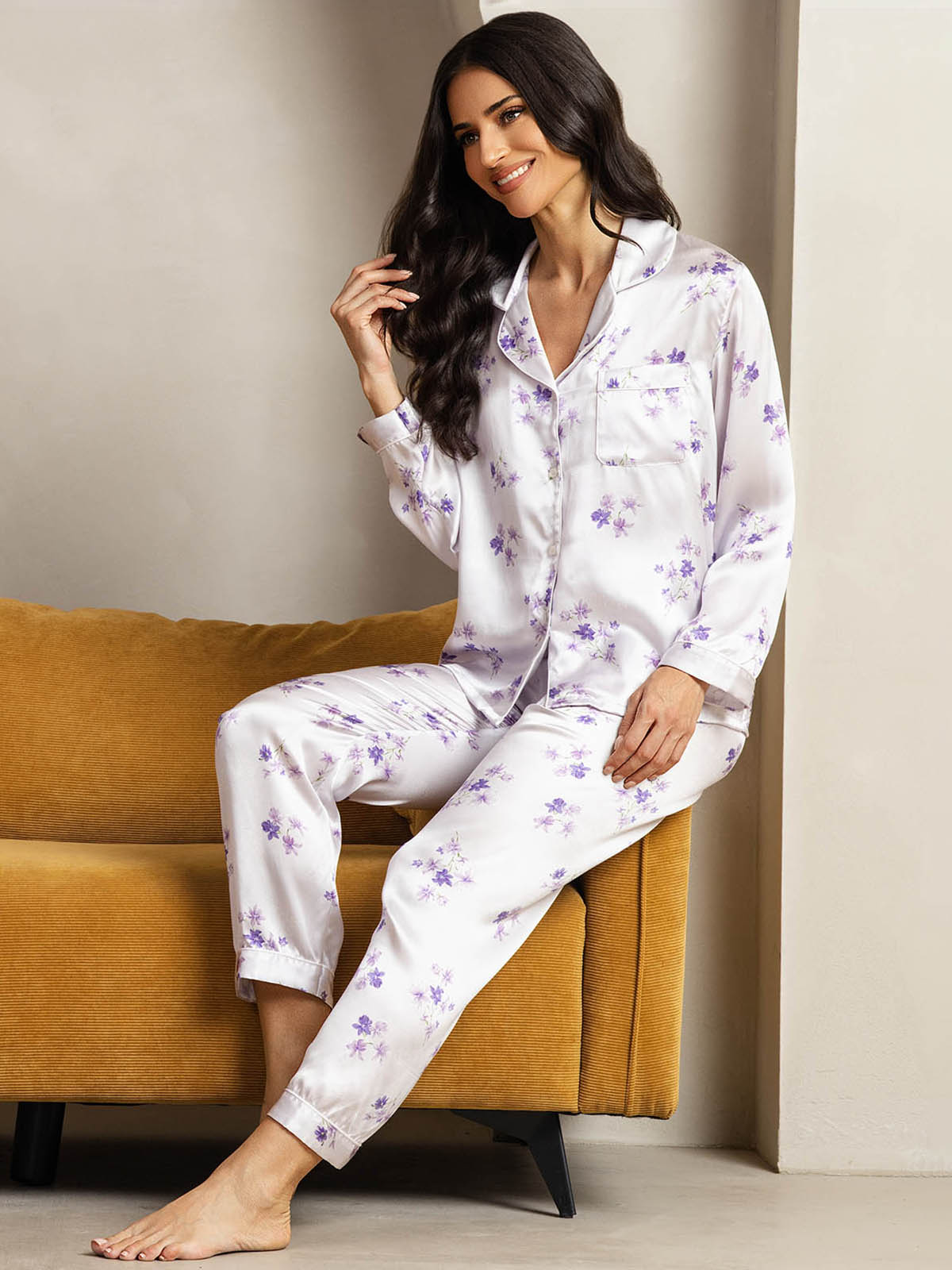 [Syrenblom] SilkSilky-SE Rent Silke Womens Pajamas 004