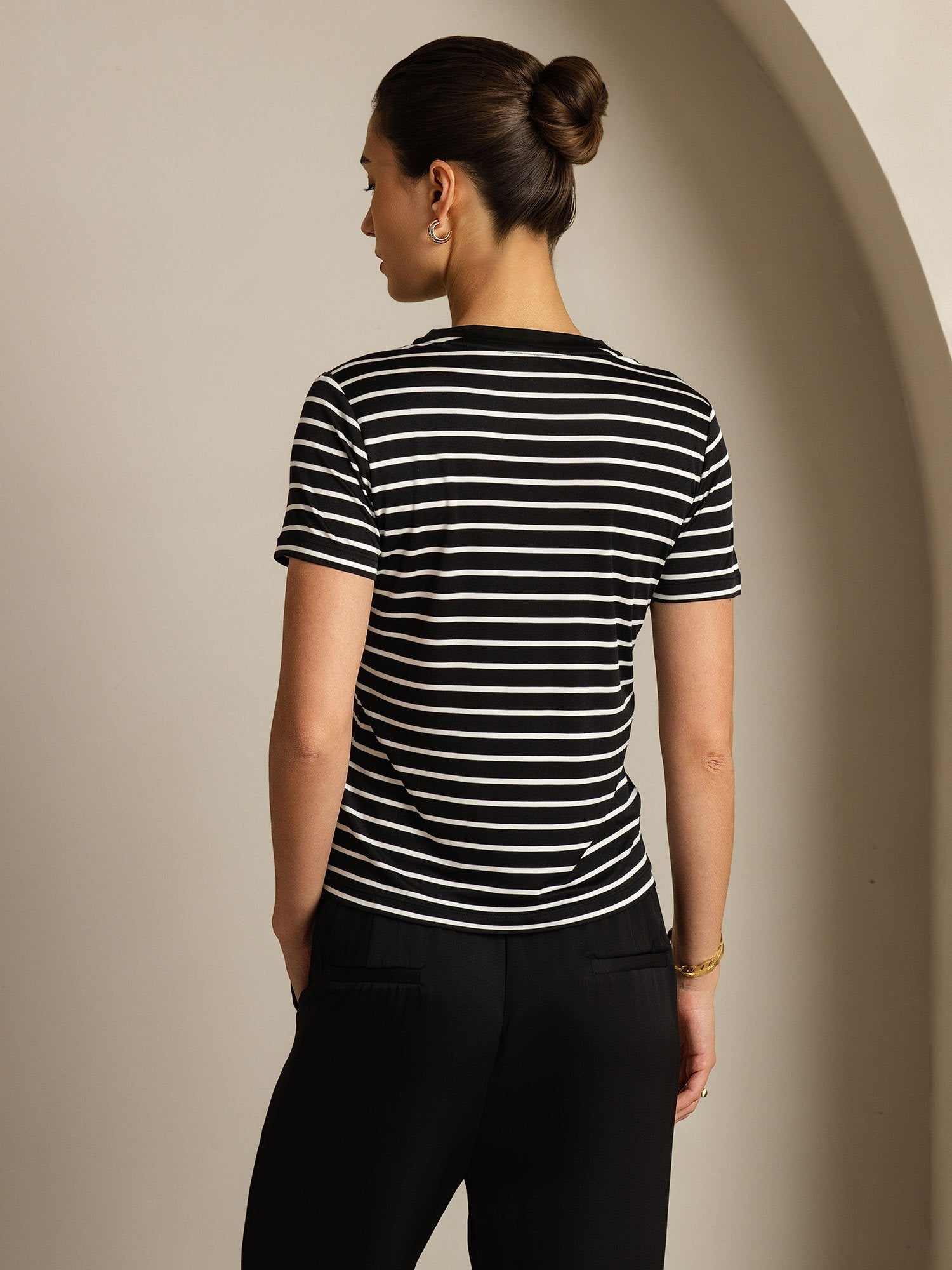 [SvartRand] SilkSilky-SE Rent Silke Womens T-Shirt 002
