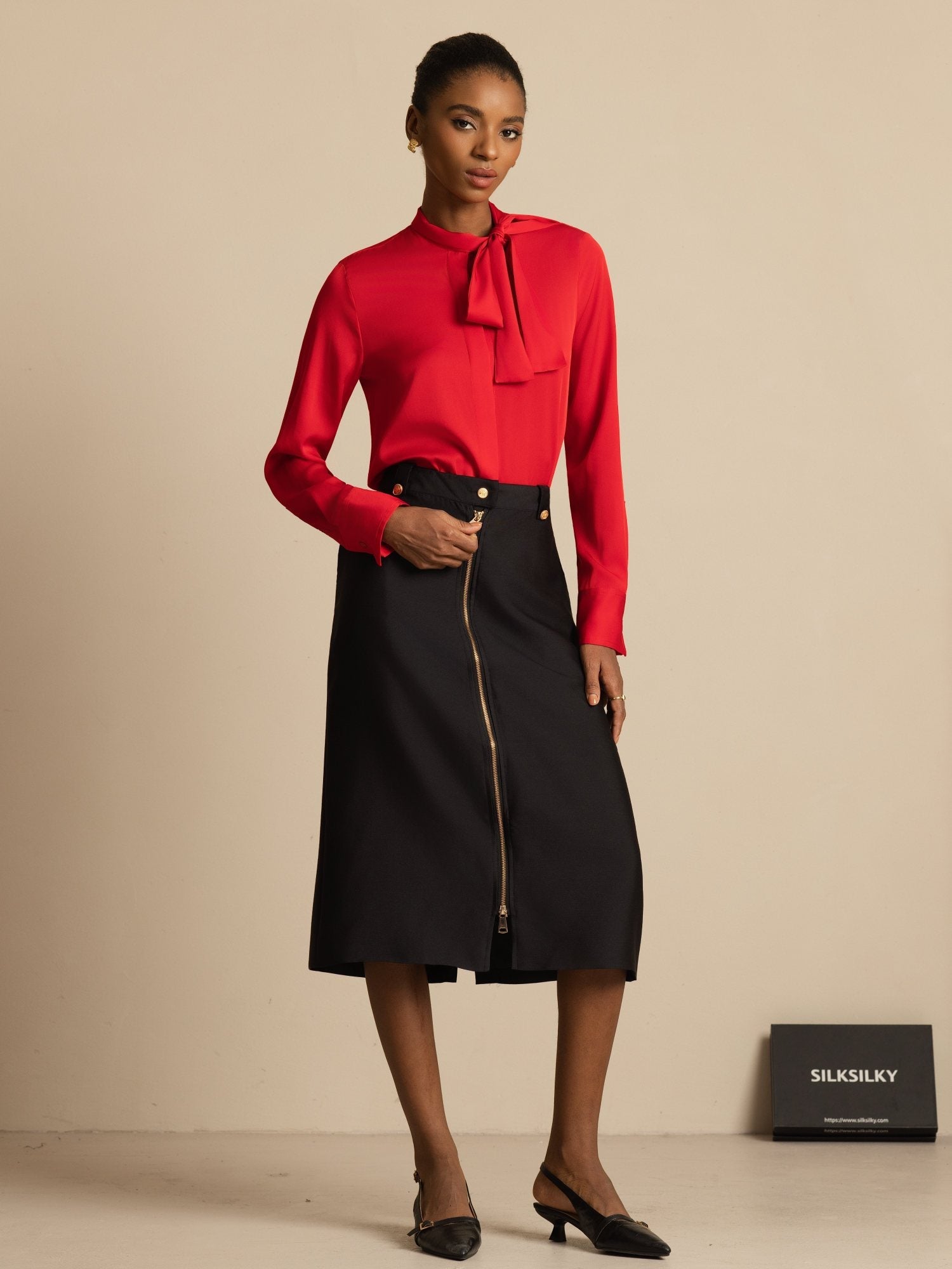 [Vin] SilkSilky-SE 19Momme Blouse 006