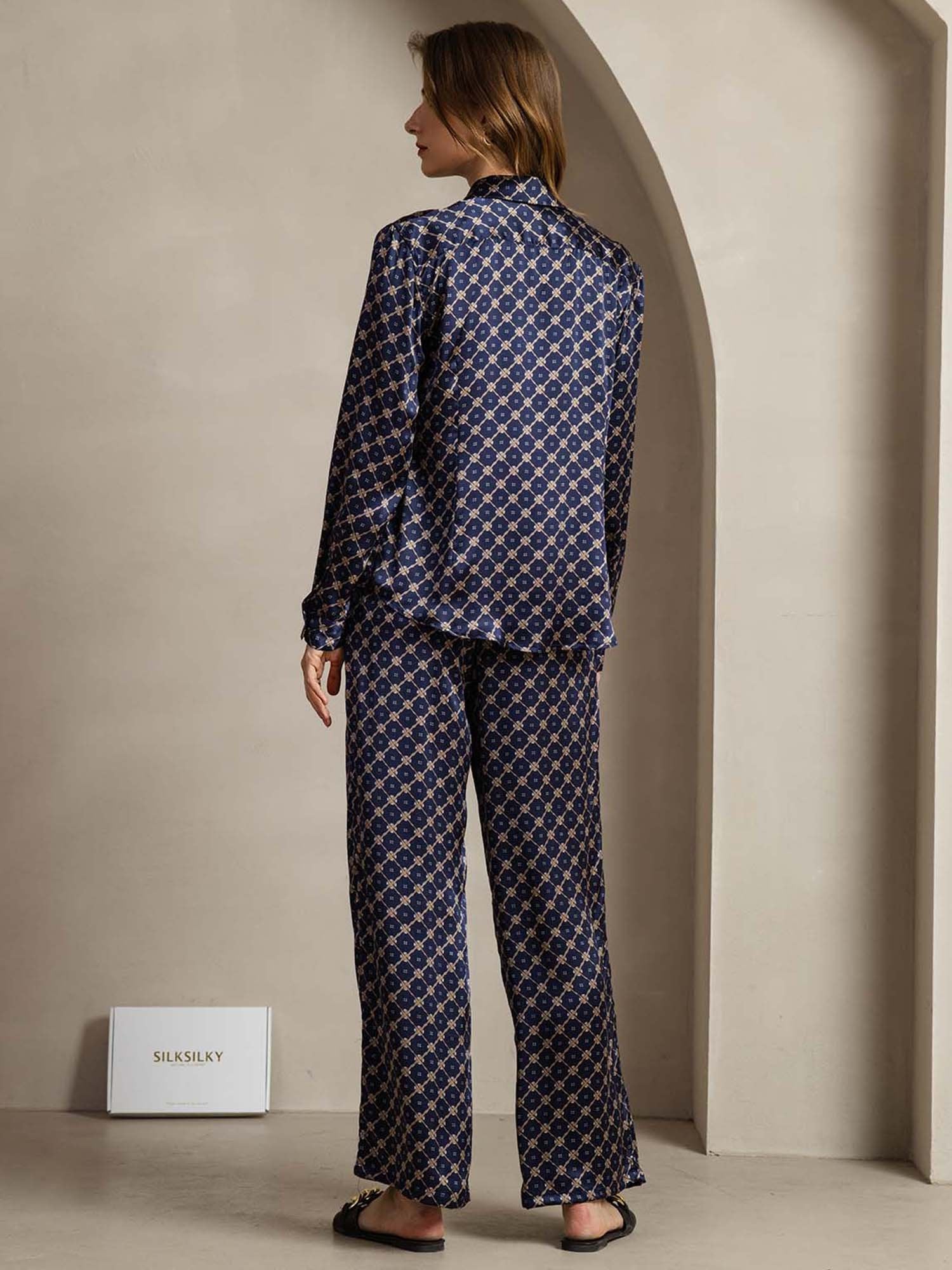 [Marin Kedja] SilkSilky-SE 19Momme Silke Krage Women''s Outfit Sets 002