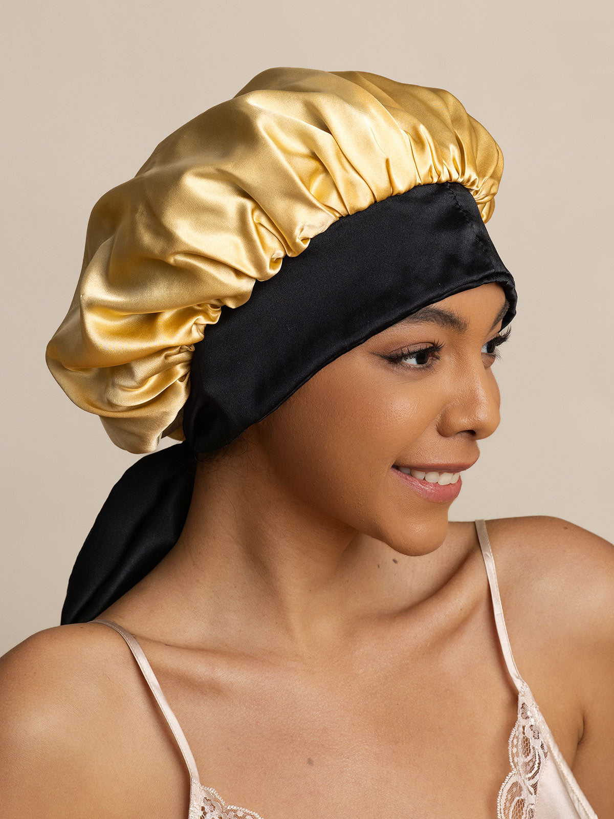 SilkSilky-SE Rent Silke Sleep Cap Champagne 002