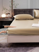 [Beige] SilkSilky-SE 22Momme Bäddset 006