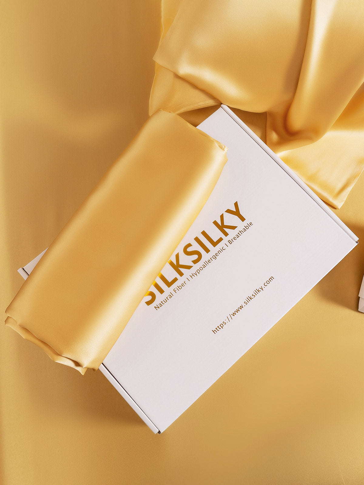 [Champagne] SilkSilky-SE 22Momme Rent Silke Pillowcase 006